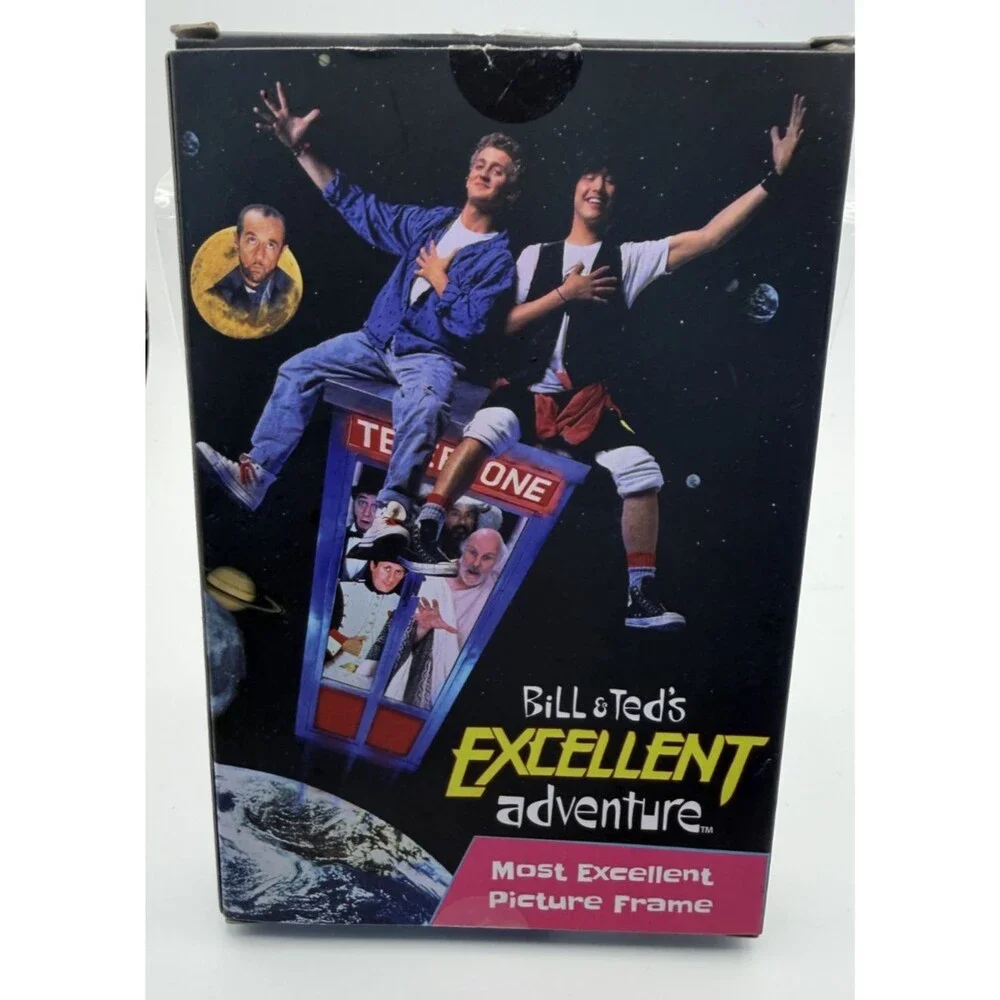 🎸⏳📸 BILL & TED’S EXCELLENT ADVENTURE PHONE BOOTH PICTURE FRAME – 3x5 🚪✨